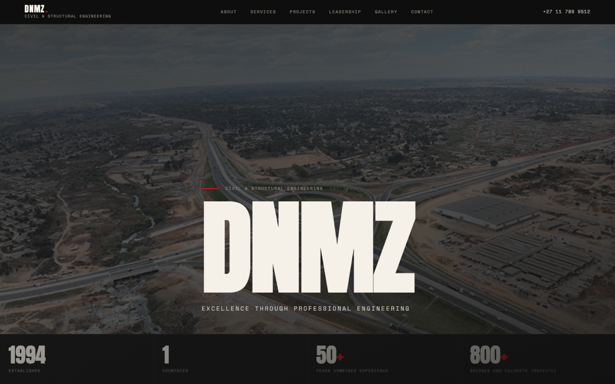 DNMZ Concrete concept